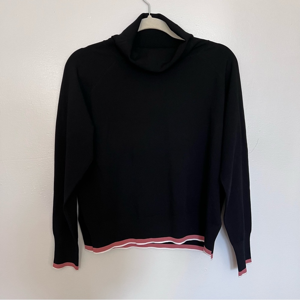 Aritzia Wilfred Black Turtleneck Sweater